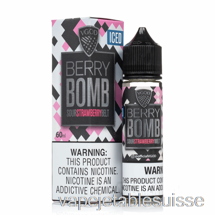 Vape Suisse Iced Berry Bomb - E-liquide Vgod - 60ml 0mg